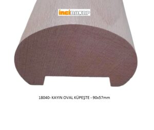 18040-KAYIN OVAL KÜPEŞTE - 90x57mm