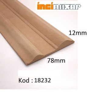 18232 -MDF ÇITA PROFİL 78x12mm