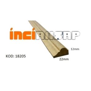 18205 MDF ÇITA PROFİL 22x12mm