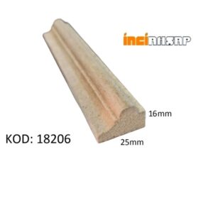 18206-DEKORATİF ÇITA MDF-25mm x 16mm x 2800mm