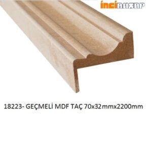 18223- GEÇMELİ MDF TAÇ 70x32mmx2200mm
