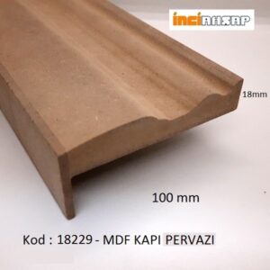 18229-MDF GEÇMELİ PERVAZ 100mmx18mmx2200mm